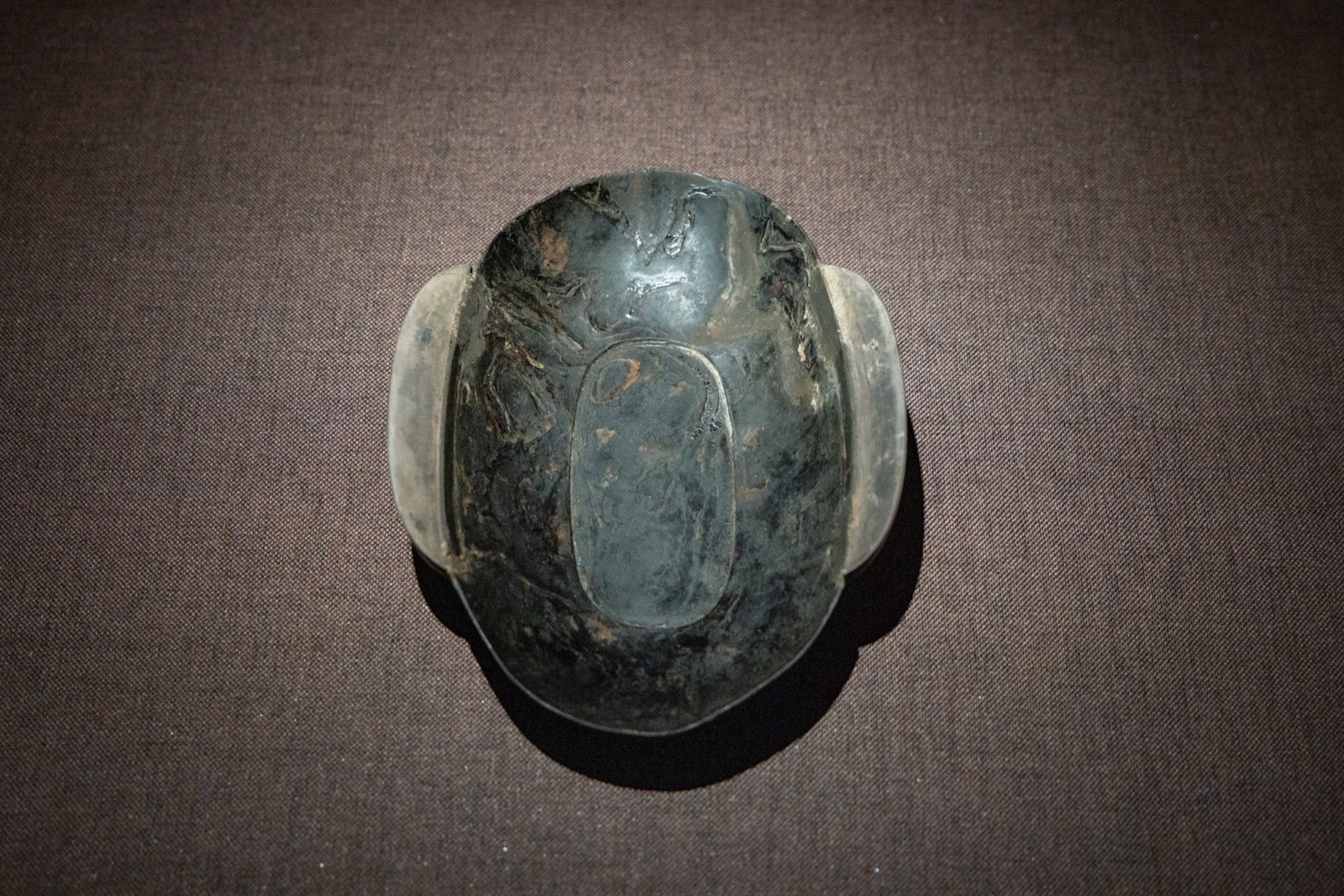 5 银釦玳瑁耳杯 2010年江苏省盱眙县大云山江都王墓园1号（刘非）墓 西汉中期